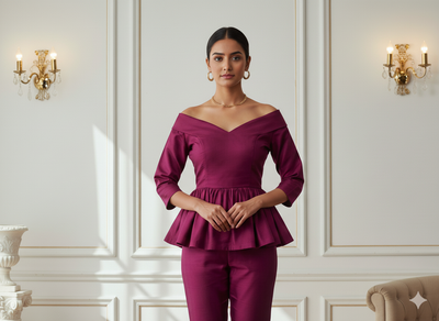 वाइन प्लेन शुद्ध विस्कोस गाजी सिल्क फैब्रिक