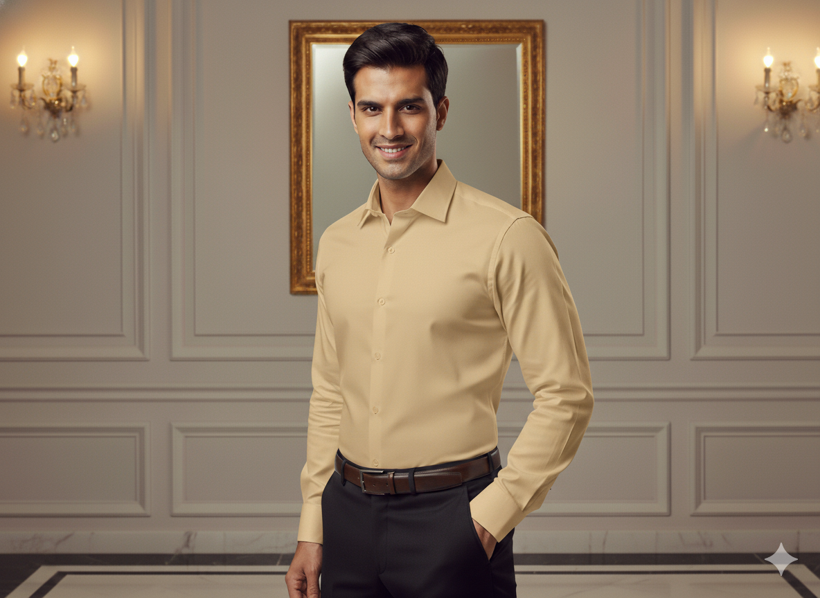 Cream 100% Turkey Giza Cotton Fabric