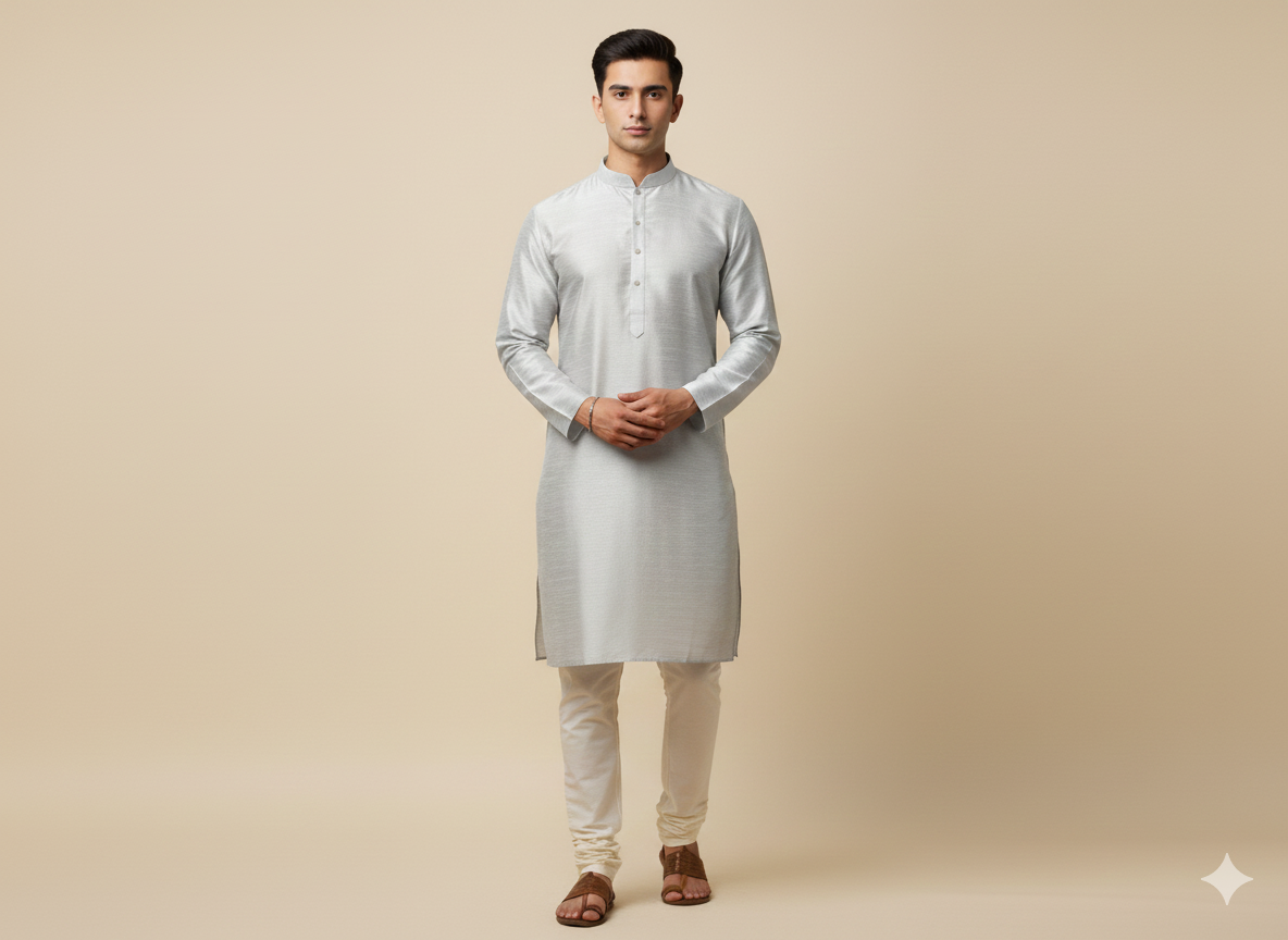 White Plain Bangalore Raw Silk Fabric  (Wholesale)