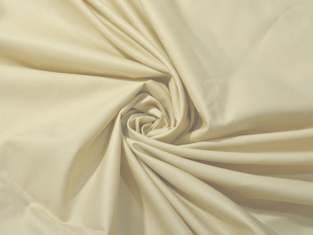 Cream 100% Turkey Giza Cotton Fabric
