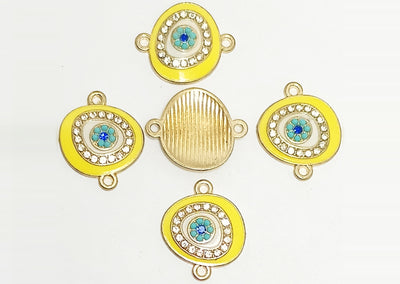 Evil Eye Enamel Charms