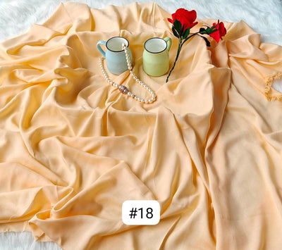 Light Peach Dyed Rayon Modal Fabric (Wholesale)