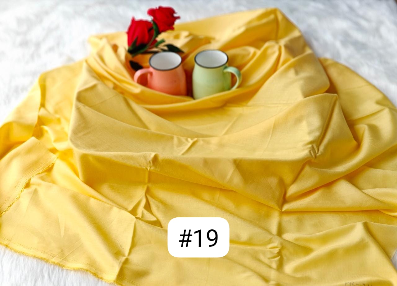 Yellow Dyed Rayon Modal Fabric (Wholesale)