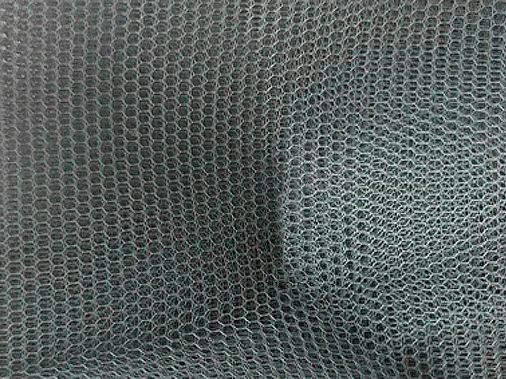 Light Gray Plain Net Fabric