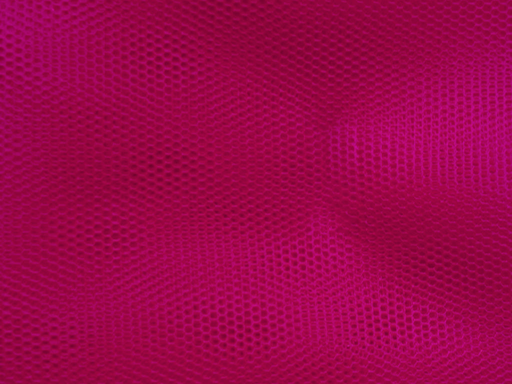 Dark Hot Pink Plain Net Fabric