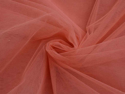 Tawny Brown Plain Net Fabric (Wholesale)