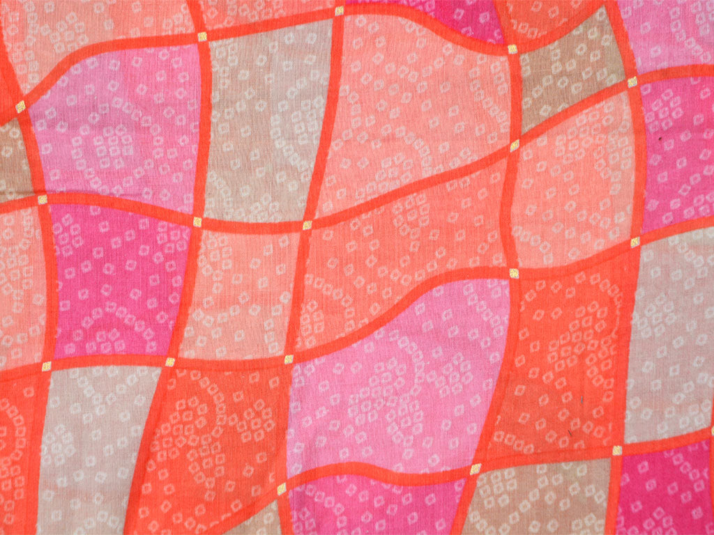 Multicolor Geometric Pure Mul Mul Cotton Fabrics