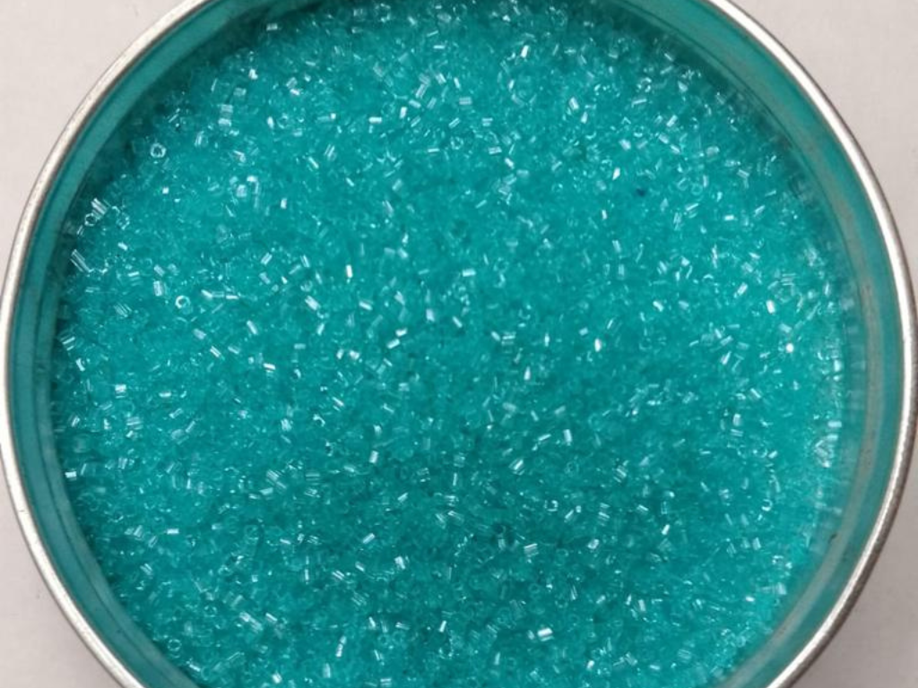 Aqua Blue Transparent 2 Cut Glass Seed Beads- 1.5 mm (Wholesale)