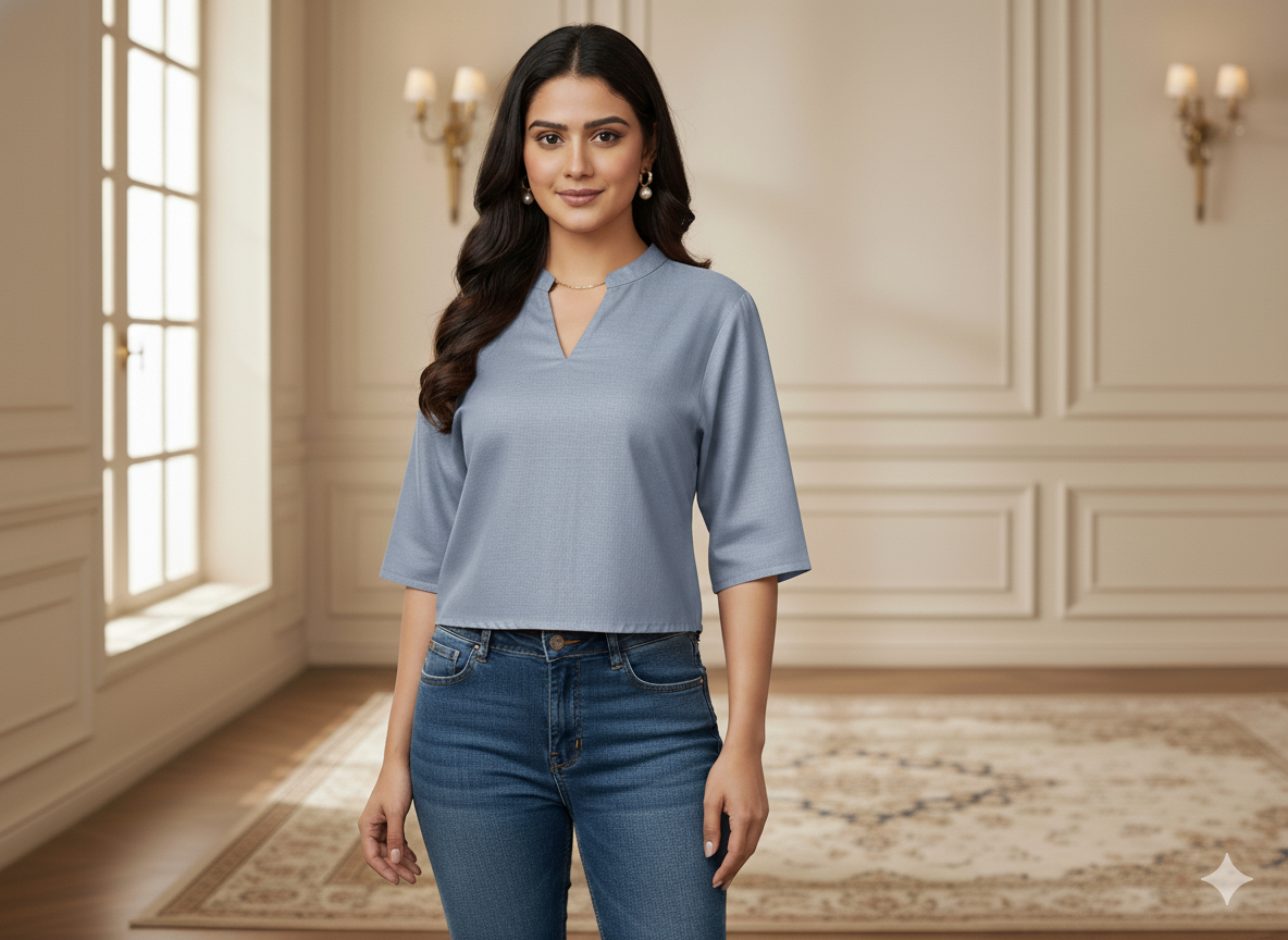 स्टील डार्क ग्रे प्लेन ग्लेज्ड कॉटन फ़ैब्रिक