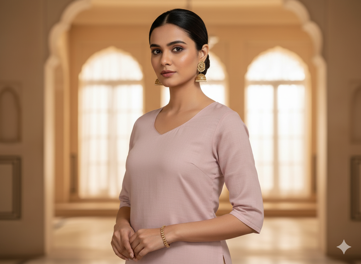 Light Purple Plain 100% Pure Mul Mul Cotton