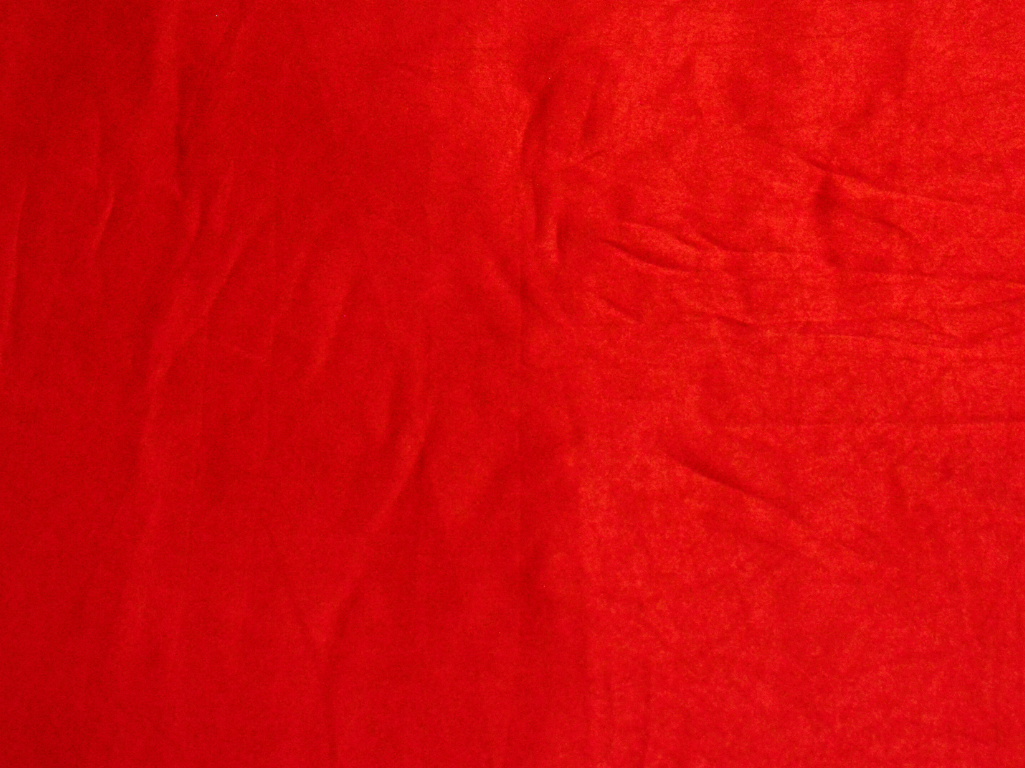 Bright Red Plain Malai Satin Fabric