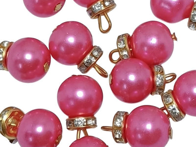Rani Pink Spherical Loreal Beads