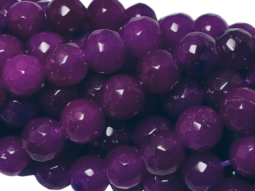 Plumberry 8 mm Rondelle Jade Quartz Stones