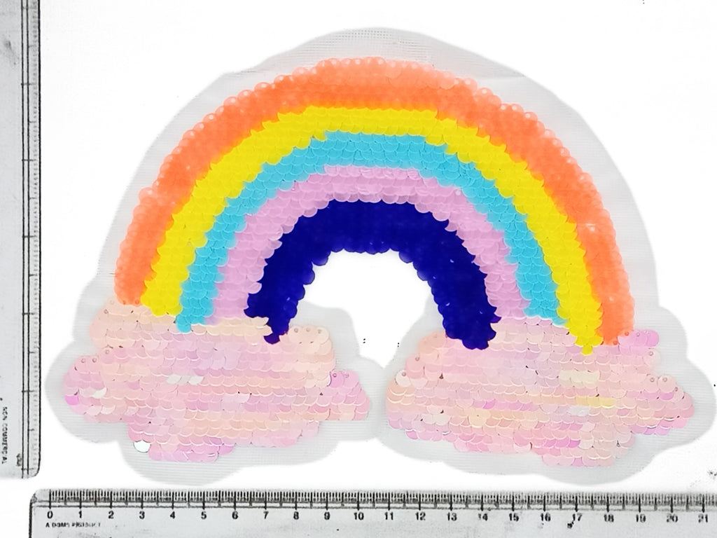 Multicolor Rainbow Reversible Sequins Motifs
