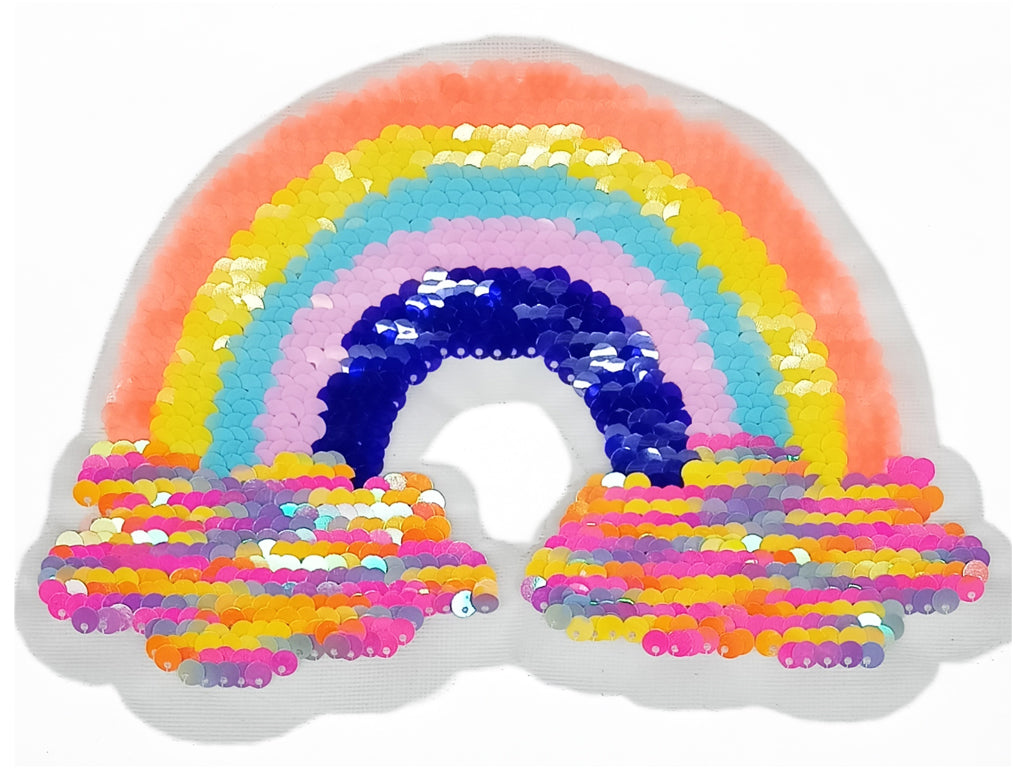 Multicolor Rainbow Reversible Sequins Motifs