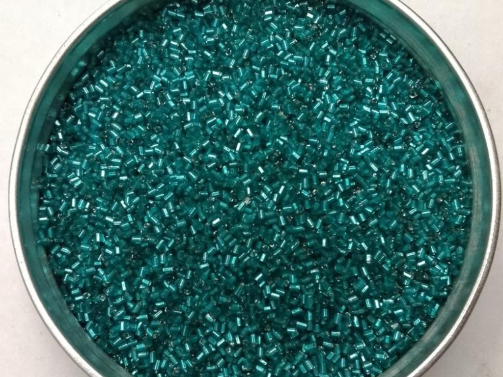 Teal Green 2 Cut Glass Seed Beads- 1.5 mm (Wholesale)