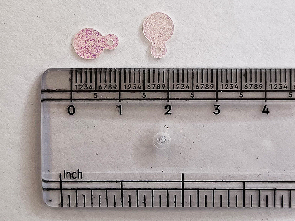 Baby Pink Single Hole Round Sequins