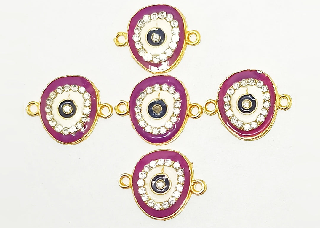 Evil Eye Enamel Charms