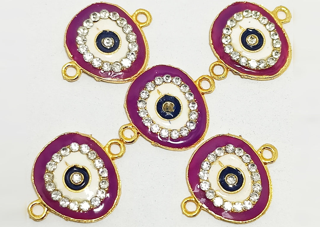 Evil Eye Enamel Charms