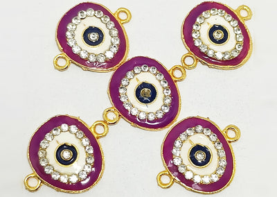 Evil Eye Enamel Charms