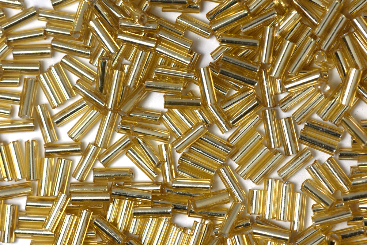 Golden Preciosa Macco Tubes Seeds Beads