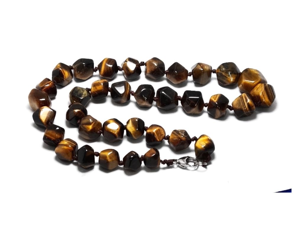 Black & Yellow Irregular Multiple Sized Natural Stone Beads