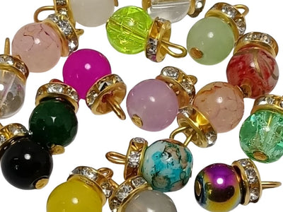 Multicolour Spherical Loreal Beads