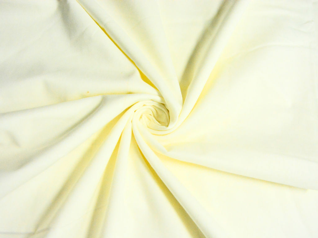 Bright White Plain 100% Pure Mul Mul Cotton