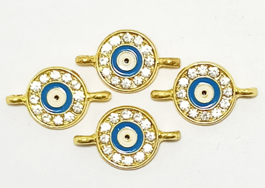 Evil Eye Enamel Charms