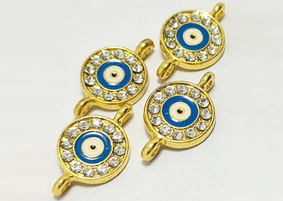 Evil Eye Enamel Charms