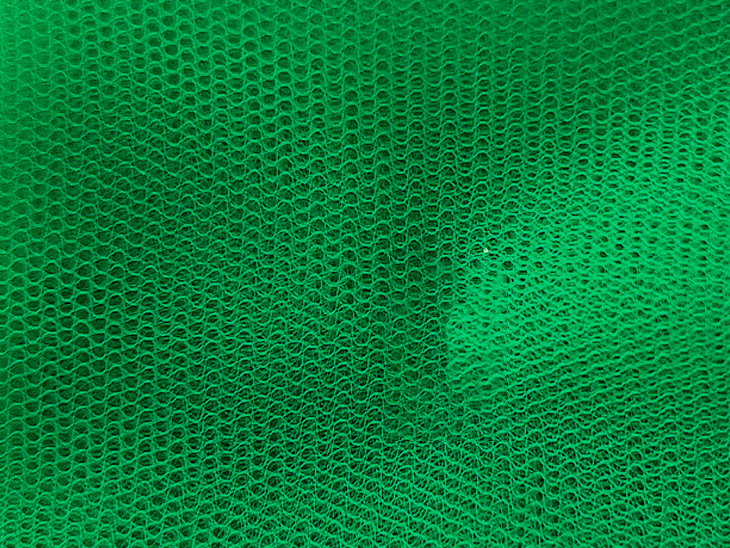 Bright Green Net Fabric