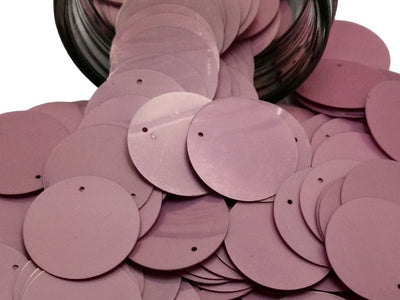 Lilac Circular One Hole Plastic Sequins