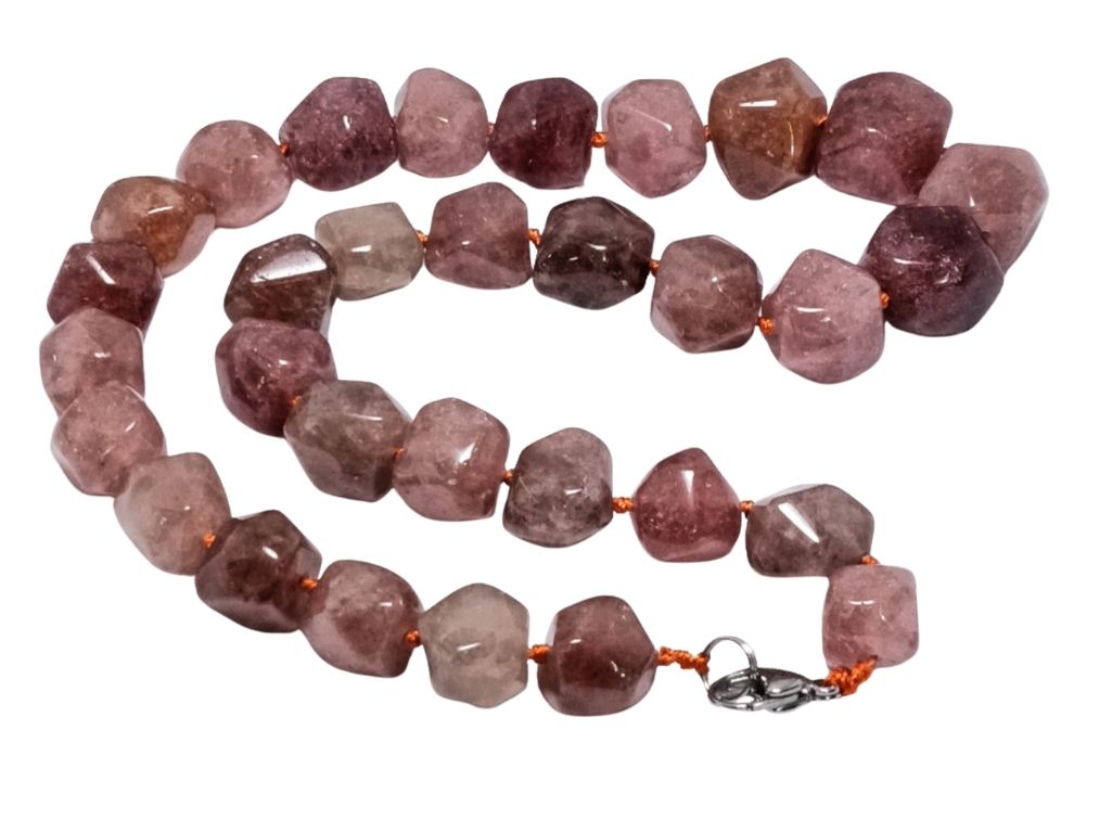 Purple Irregular Multiple Sized Natural Stone Beads