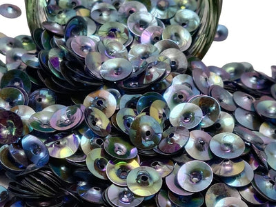 Multicolour Circular One Hole Plastic Sequins