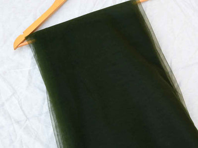 Green Plain Net Fabric
