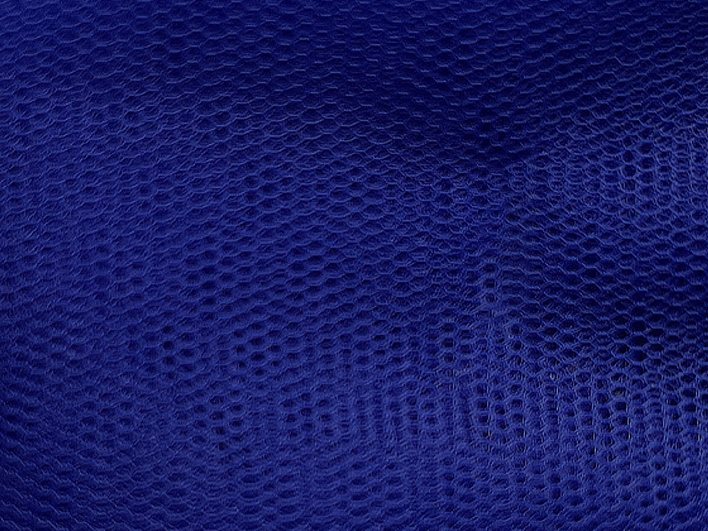 Cobalt Blue Plain Net Fabric