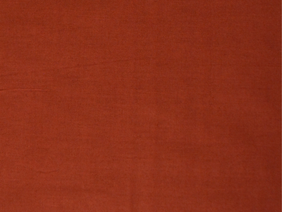 Burnt Orange Plain 100% Pure Mul Mul Cotton