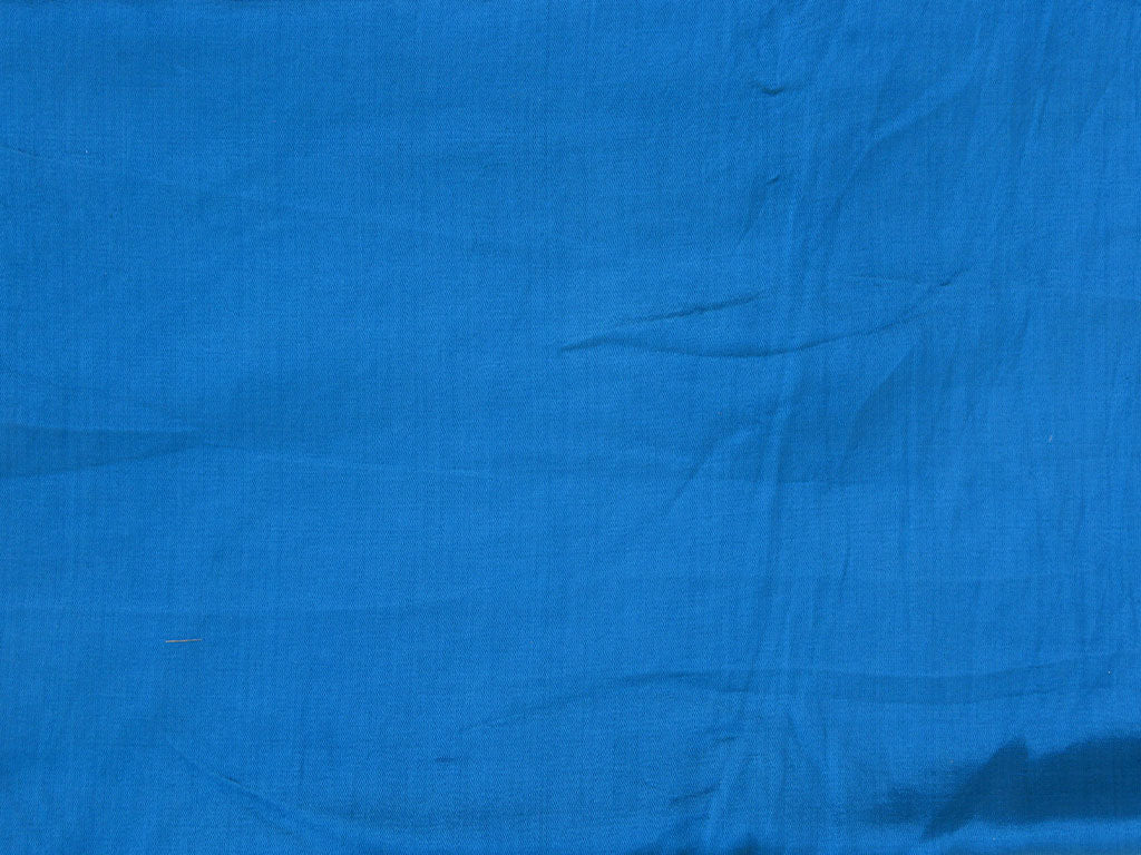 Dark Teal Blue Plain Pure Viscose Gaji Silk Fabric (Wholesale)