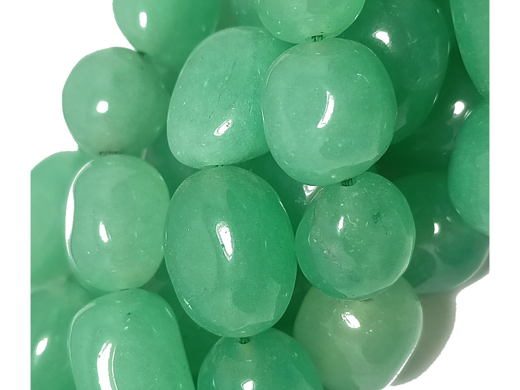 Fern Green Tumble Natural Stone Beads