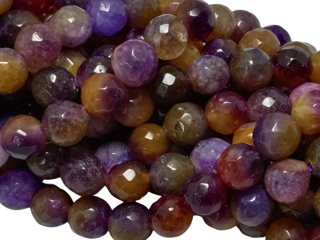Multicolour 8 mm Rondelle Jade Quartz Stones