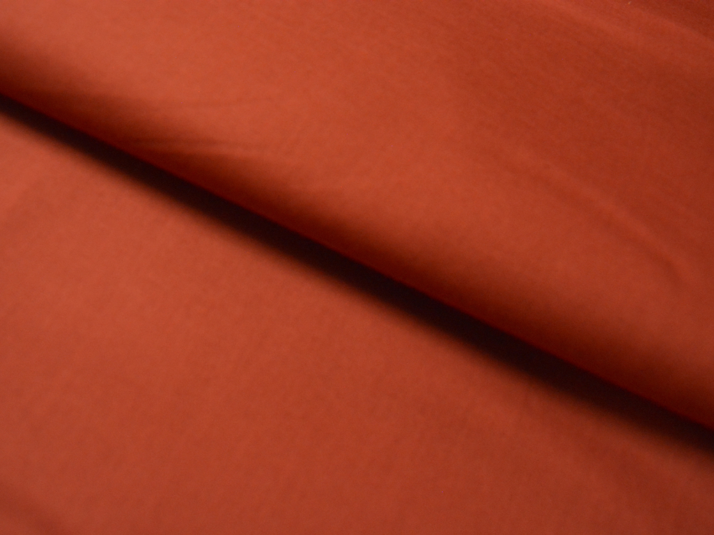 Burnt Orange Plain 100% Pure Mul Mul Cotton