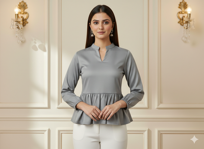 Glossy White Plain Malai Satin Fabric