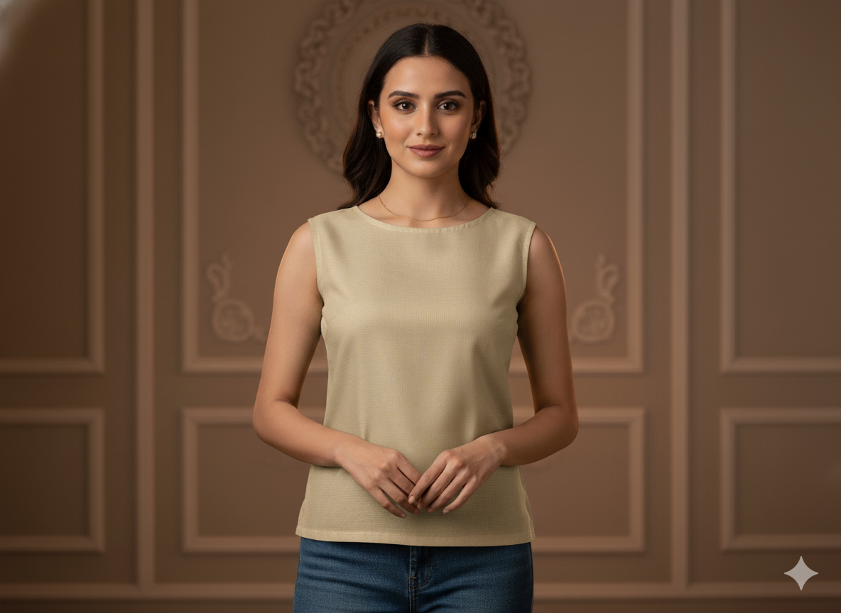 पेस्टल पीला सादा ग्लेज्ड कॉटन कपड़ा (थोक)