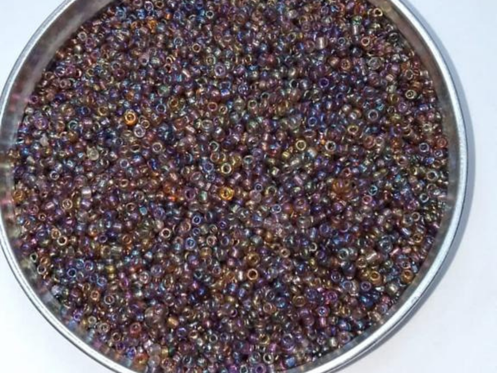 Multicolor Rainbow Round Rocaille Glass Seed Beads- 2 mm