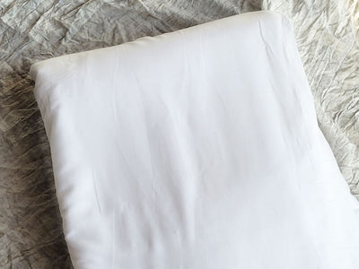 Pure White Dyeable 100% Pure Mul Mul Medium Weight Cotton Fabric