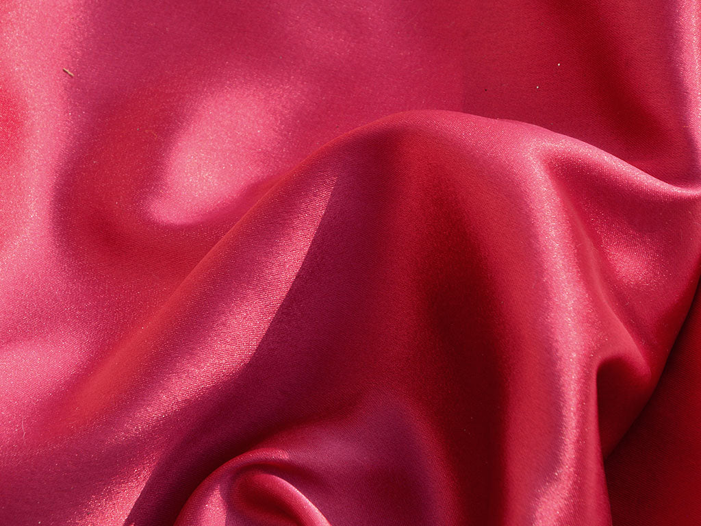 Dark Marron Plain Heavy Japan Satin Fabric