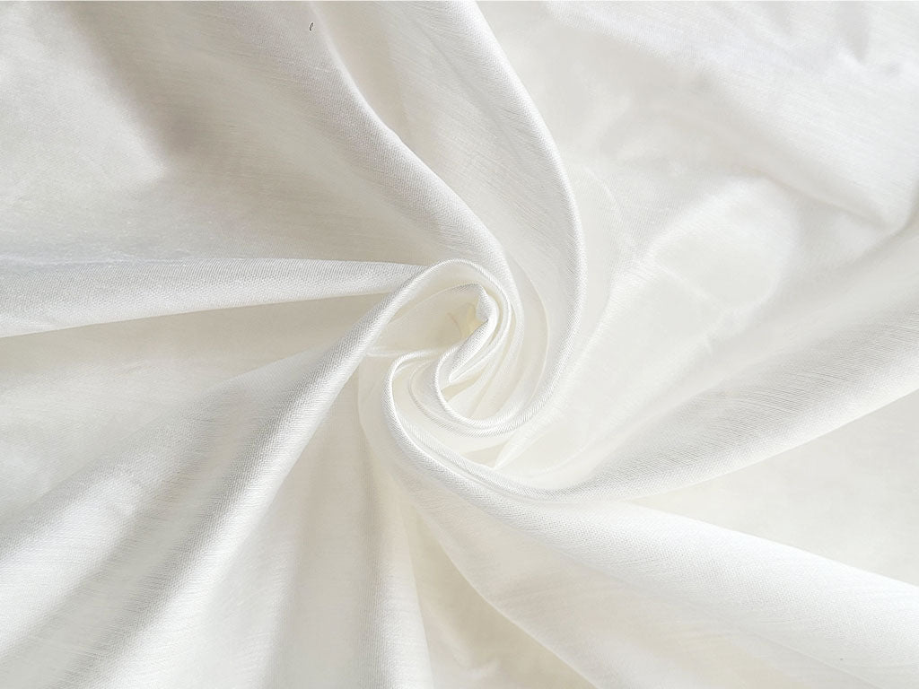 Pure White Dyeable 100% Pure Chanderi Fabric (Wholesale)