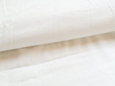Pure White Dyeable 100% Pure Mul Mul Medium Weight Cotton Fabric