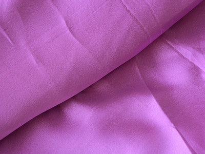 Violet Plain Moss Satin Fabric