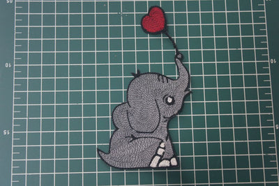 Threadwork Elephant Patch